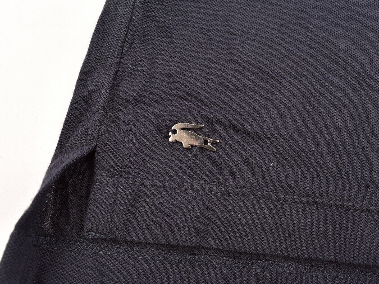 LACOSTE Women's Long Sleeve Top, Navy Blue, UK 10 / FR 38