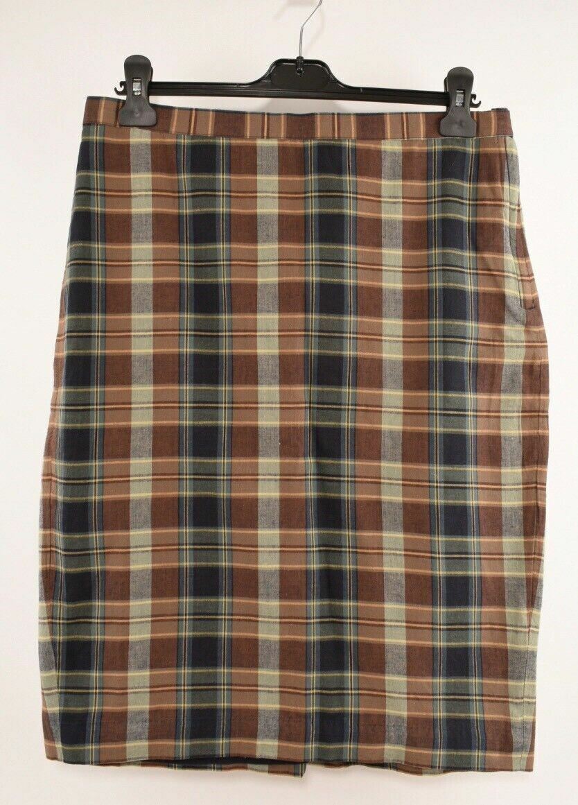 POLO RALPH LAUREN Women's Checked Pencil Skirt, size UK 12