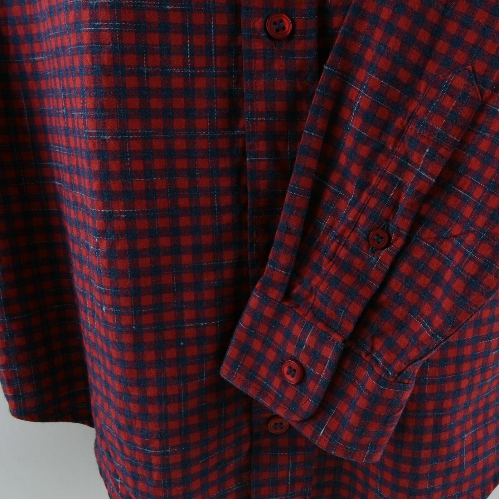 CARVEN Women's Checked Long Sleeve Button Down Shirt Size 37 UK 8 to UK 10