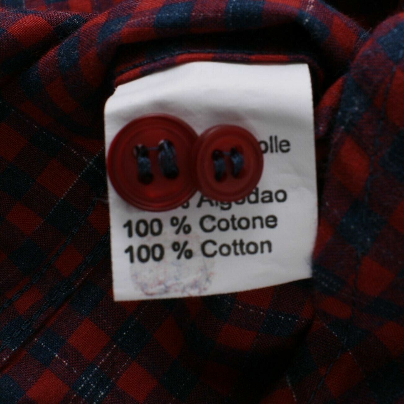 CARVEN Women's Checked Long Sleeve Button Down Shirt Size 37 UK 8 to UK 10