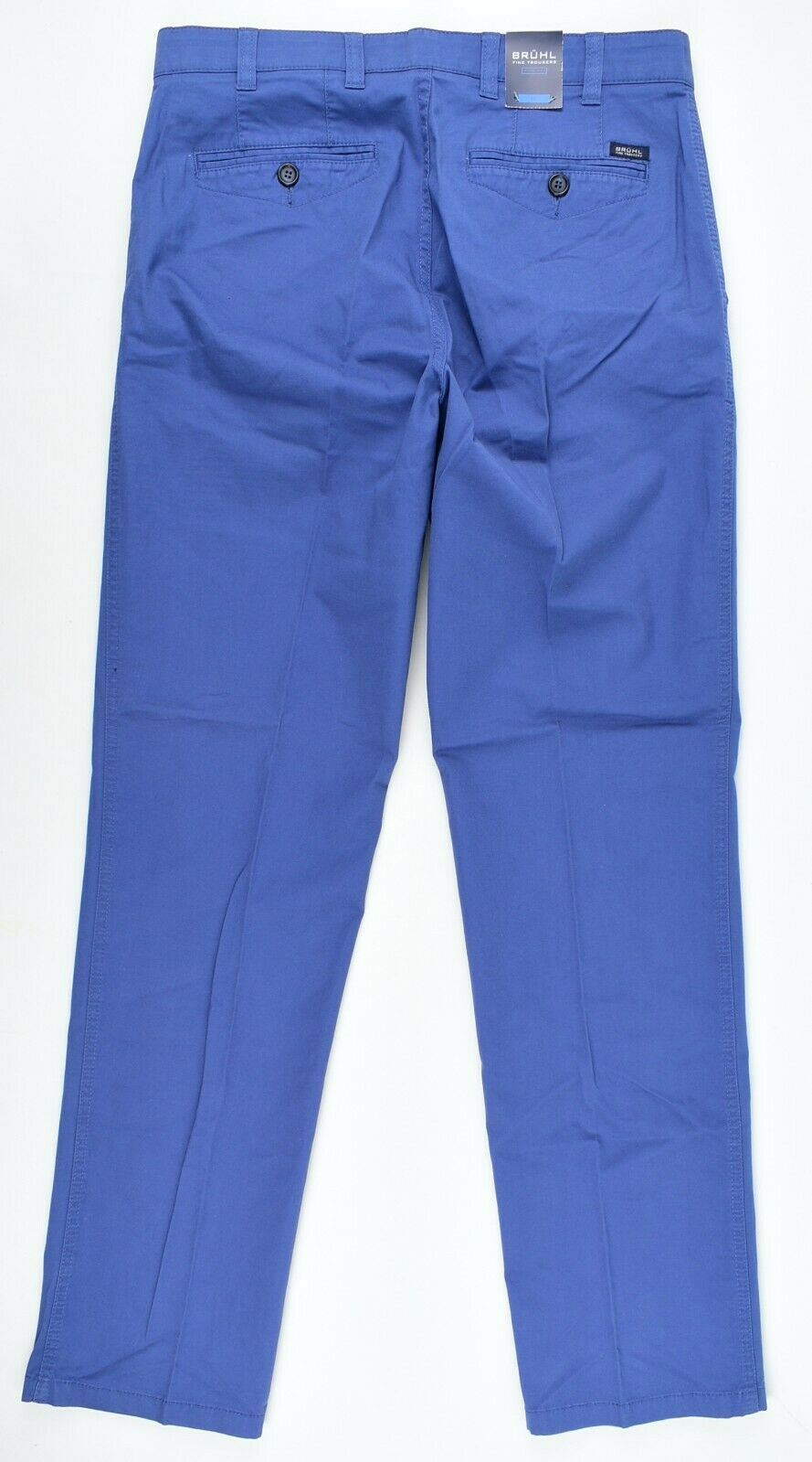BRUHL Men's VENICE Casual Trousers Chino Pants, Blue, size W32 / EU 48