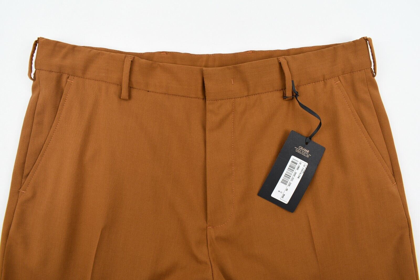 N°21 Men's Lightweight 100% Wool Brown Trousers Pants, size W36 short