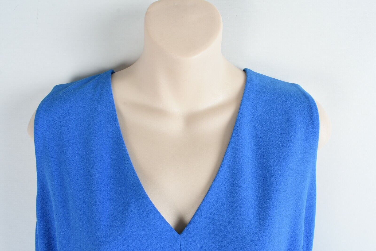 DKNY Women's Royal Blue Fit and Flare Dress, size UK 18