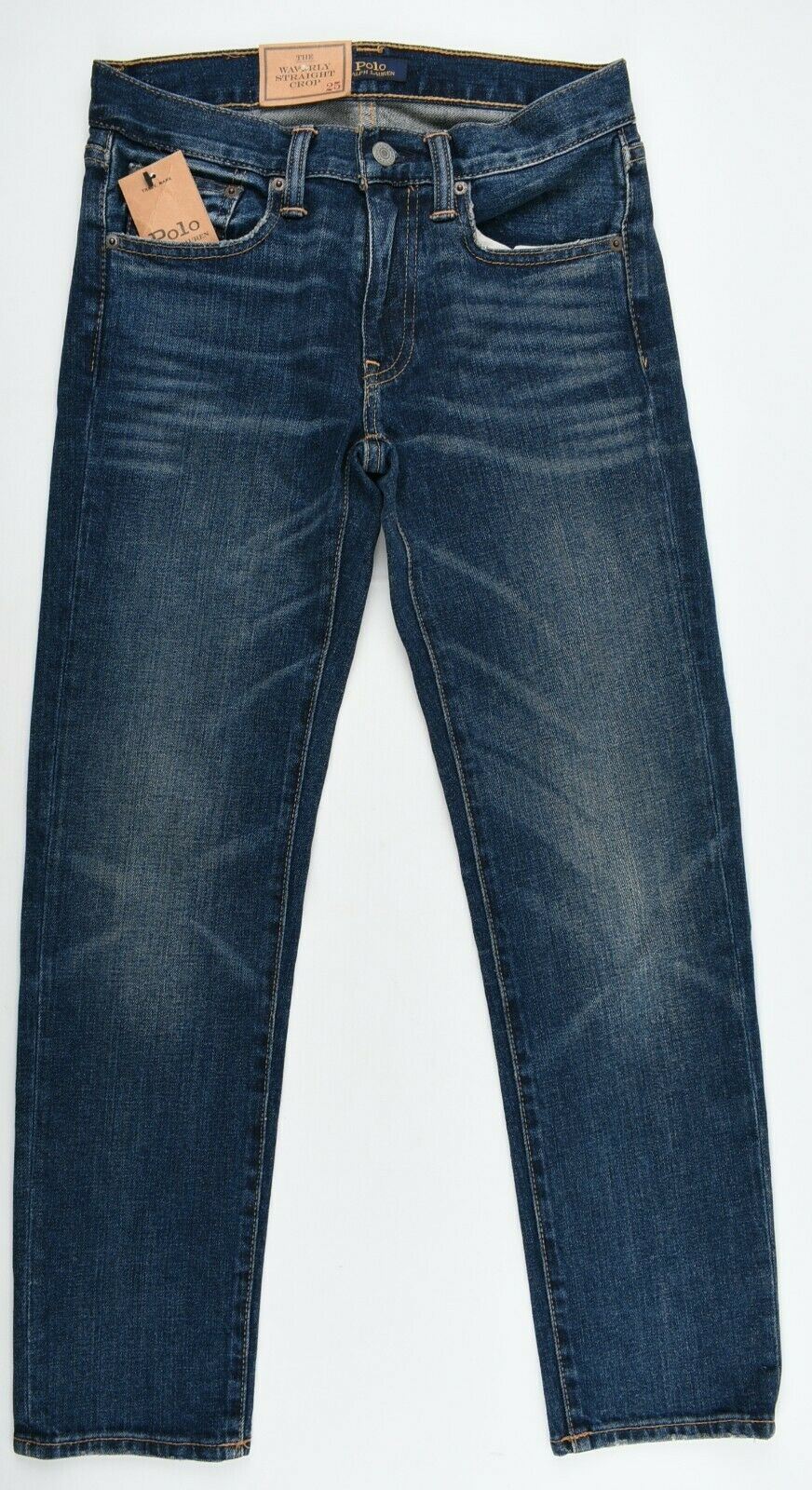 POLO RALPH LAUREN Women s WAVERLY Straight Crop Jeans Blue size W25