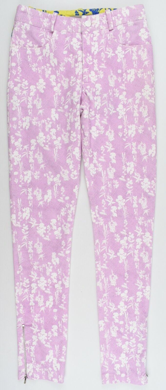PREEN LINE Women's Corduroy Skinny Pants, Pink/Multicoloured, size XS / UK 8