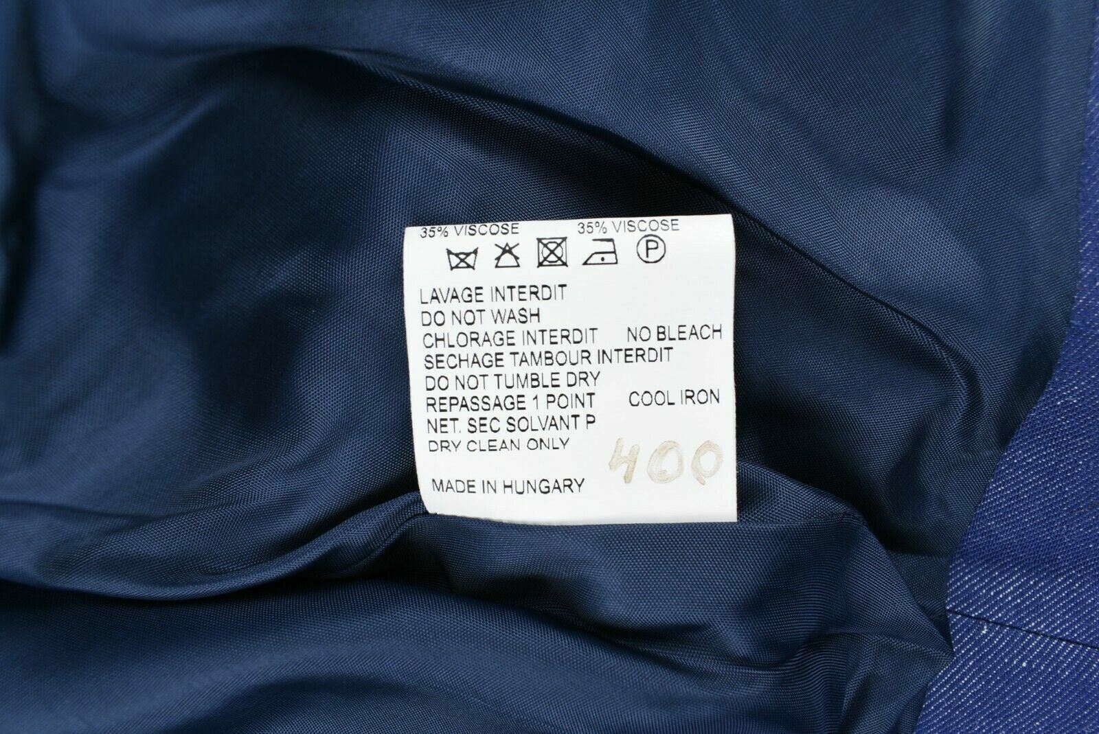 CARVEN Women's Crop Zip Blue/Multicoloured Tweed Jacket, size UK 12