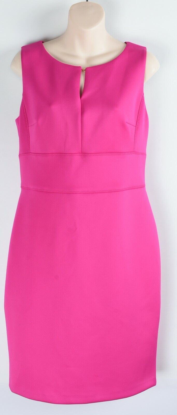 DKNY Women's Hot Pink Sheath Dress, size UK 14