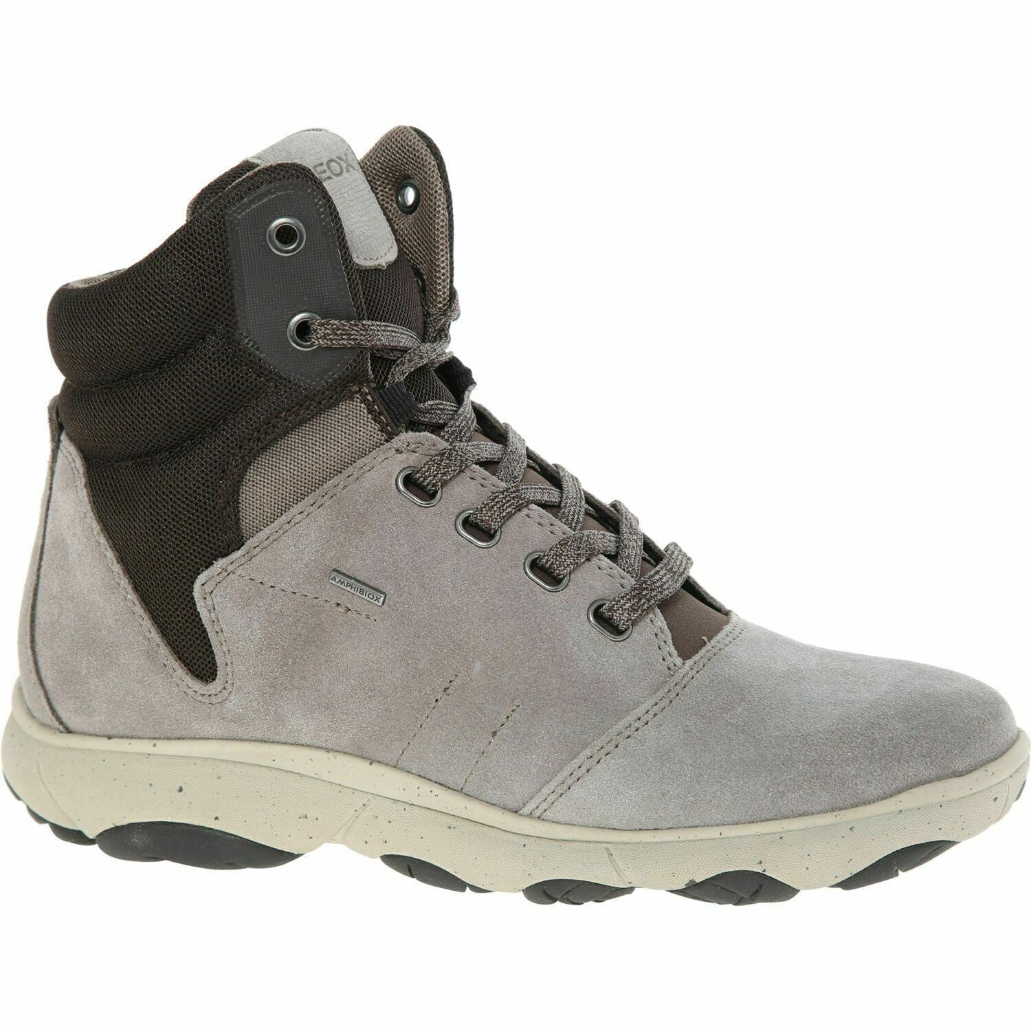 GEOX Ambhibiox Women's NEBULA Taupe Suede Ankle Boots, size UK 3 / EU 36
