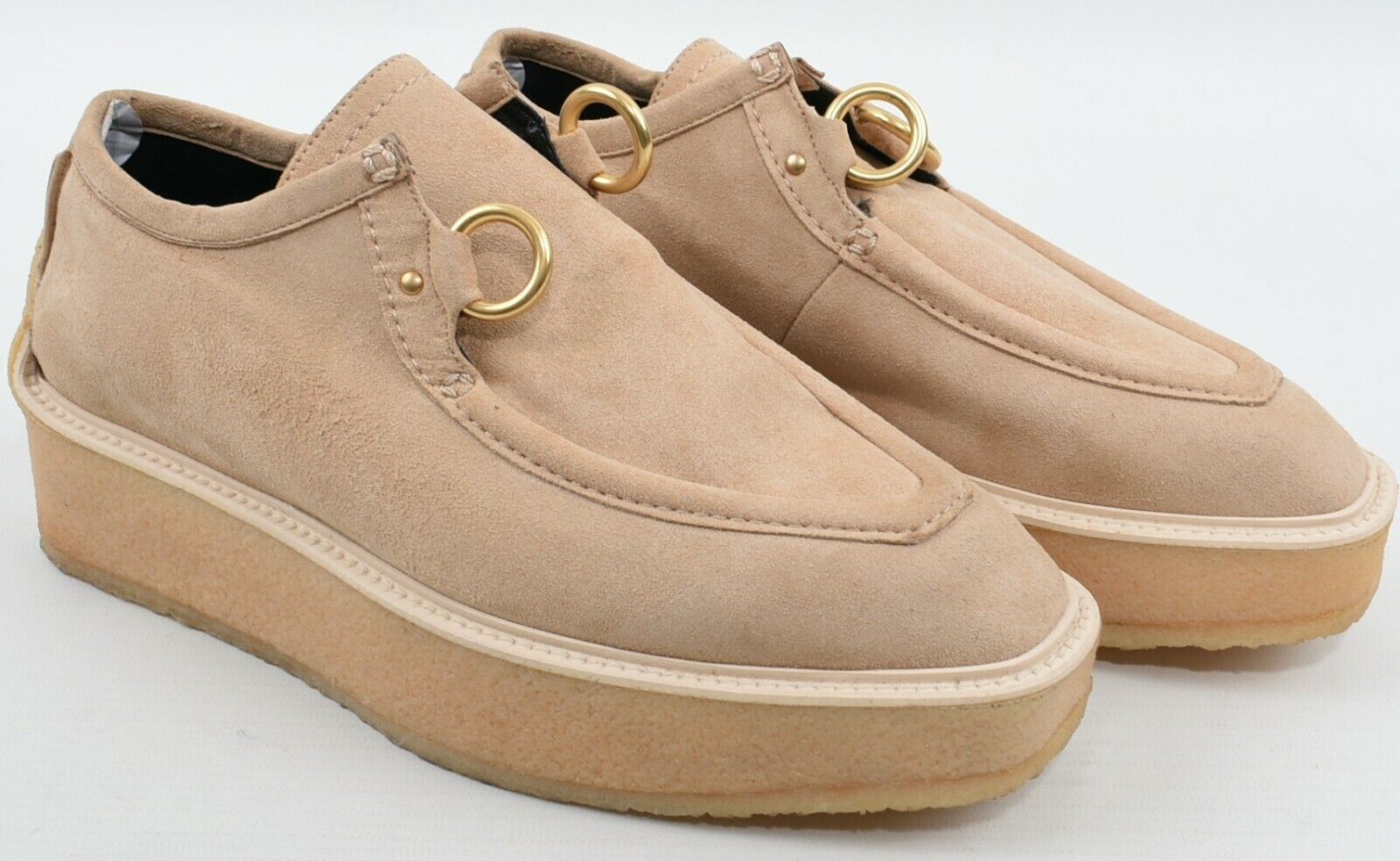 STELLA MCCARTNEY Women's Faux Suede Shoes, Beige, size UK 2.5 *ex display*