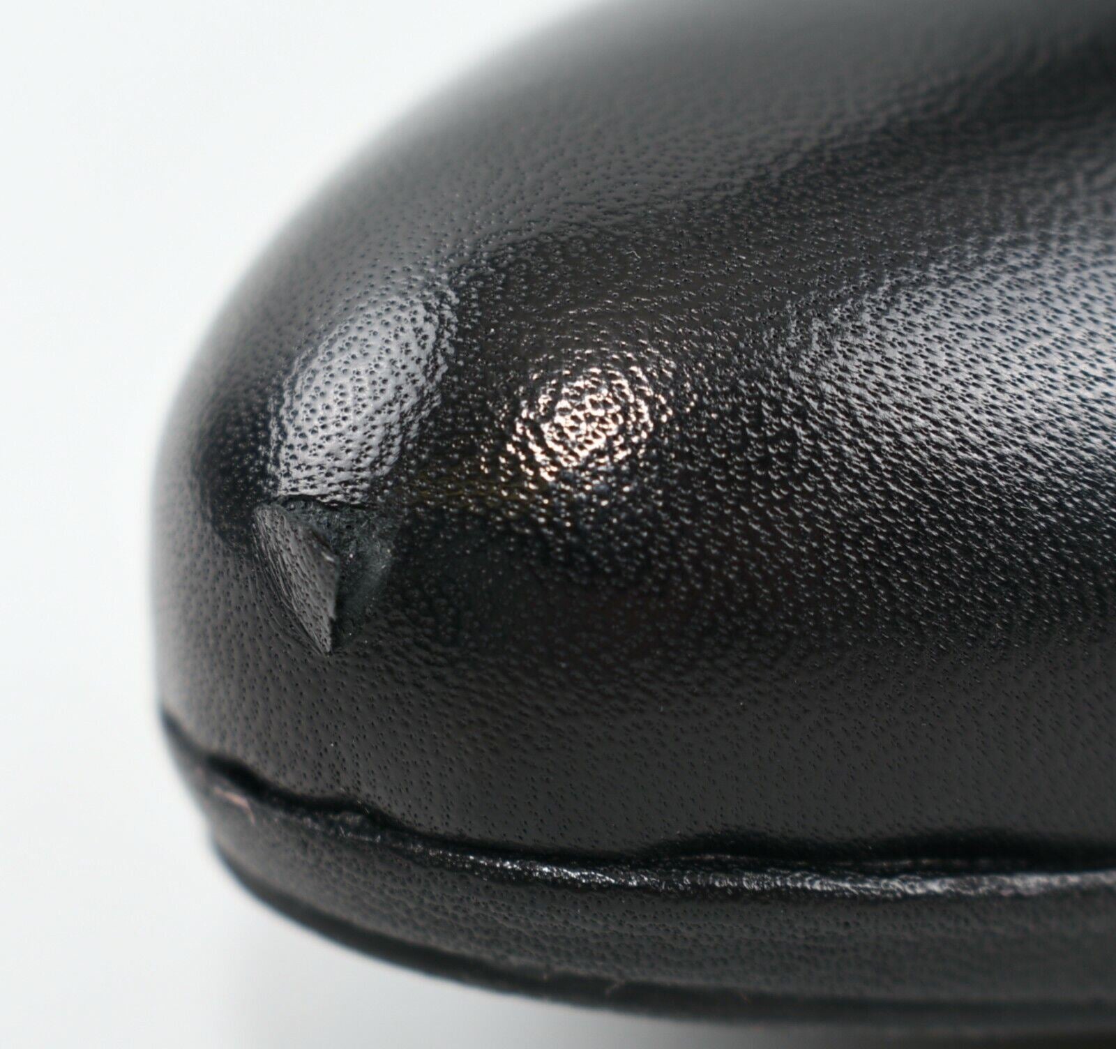 GEOX Women's KALI B Genuine Leather High Boots, Black, size UK 7.5 *small scuff*