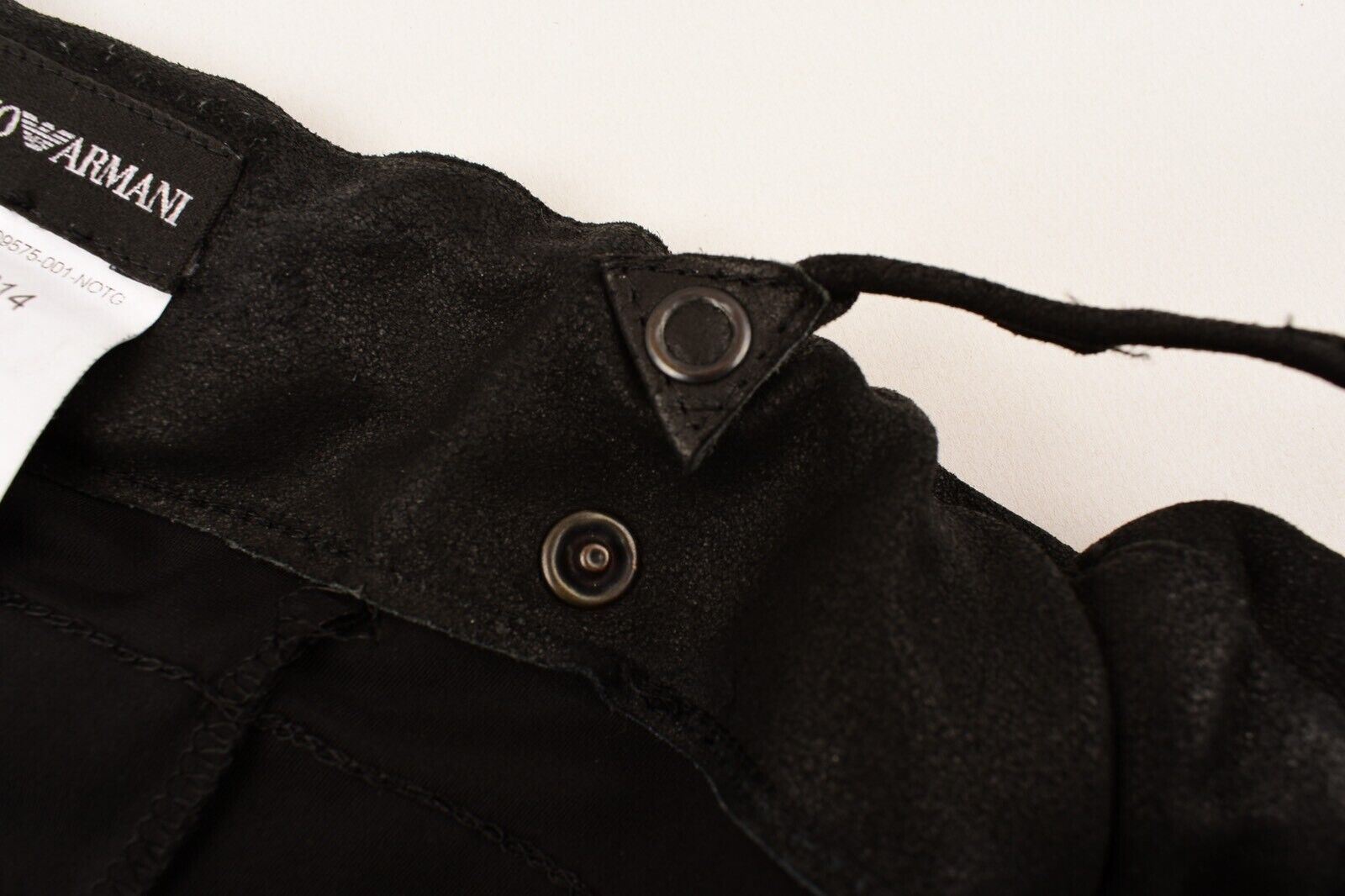 EMPORIO ARMANI Women's Fit and Flare LEATHER Dress, size UK 10 / IT 42