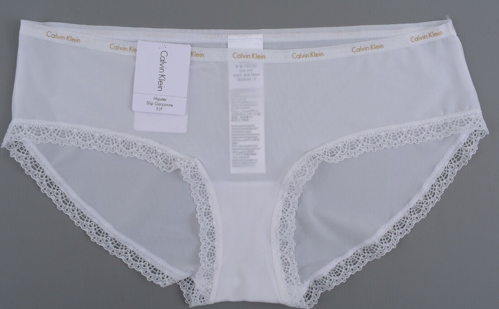 CALVIN KLEIN Underwear: Bottoms Up Women's Hipster Knickers, White, size S