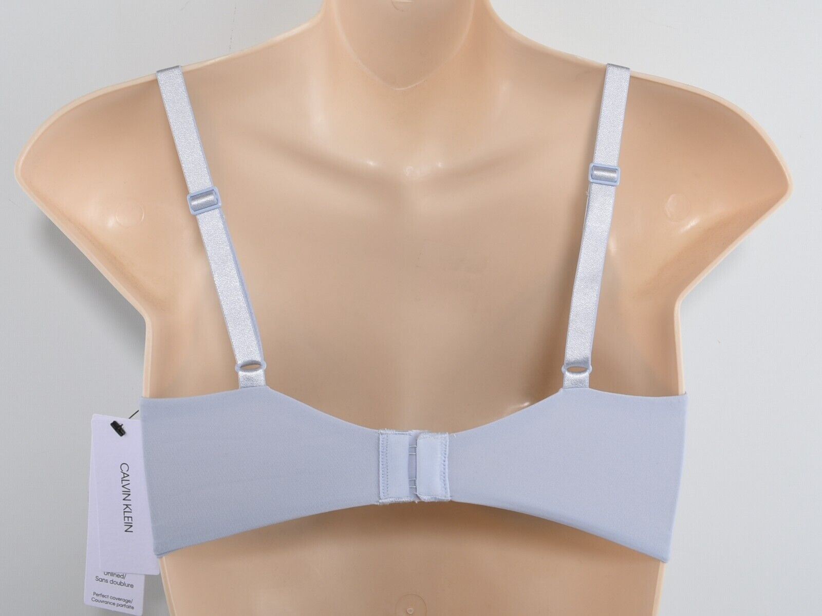 CALVIN KLEIN Women's SEDUCTIVE COMFORT Bra, Light Blue, size 32DD