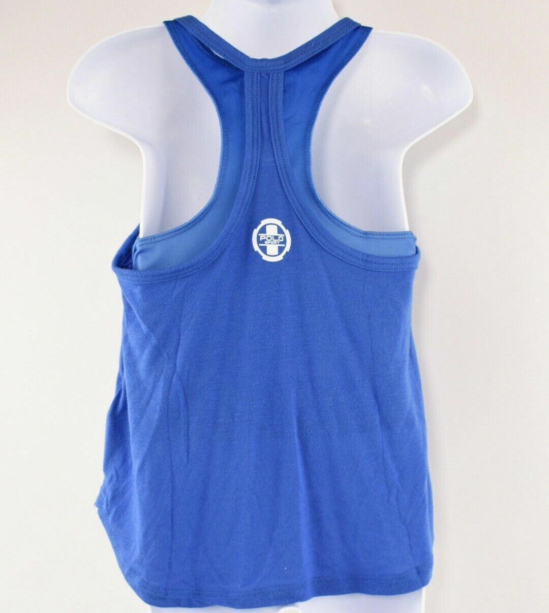 POLO RALPH LAUREN Girls' Double Layer PERFORMANCE Top, Blue, 4 years