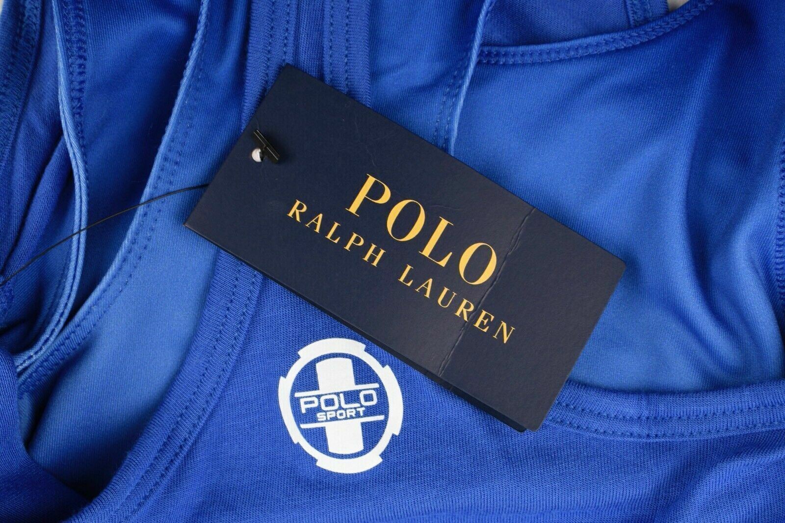 POLO RALPH LAUREN Girls' Double Layer PERFORMANCE Top, Blue, 4 years