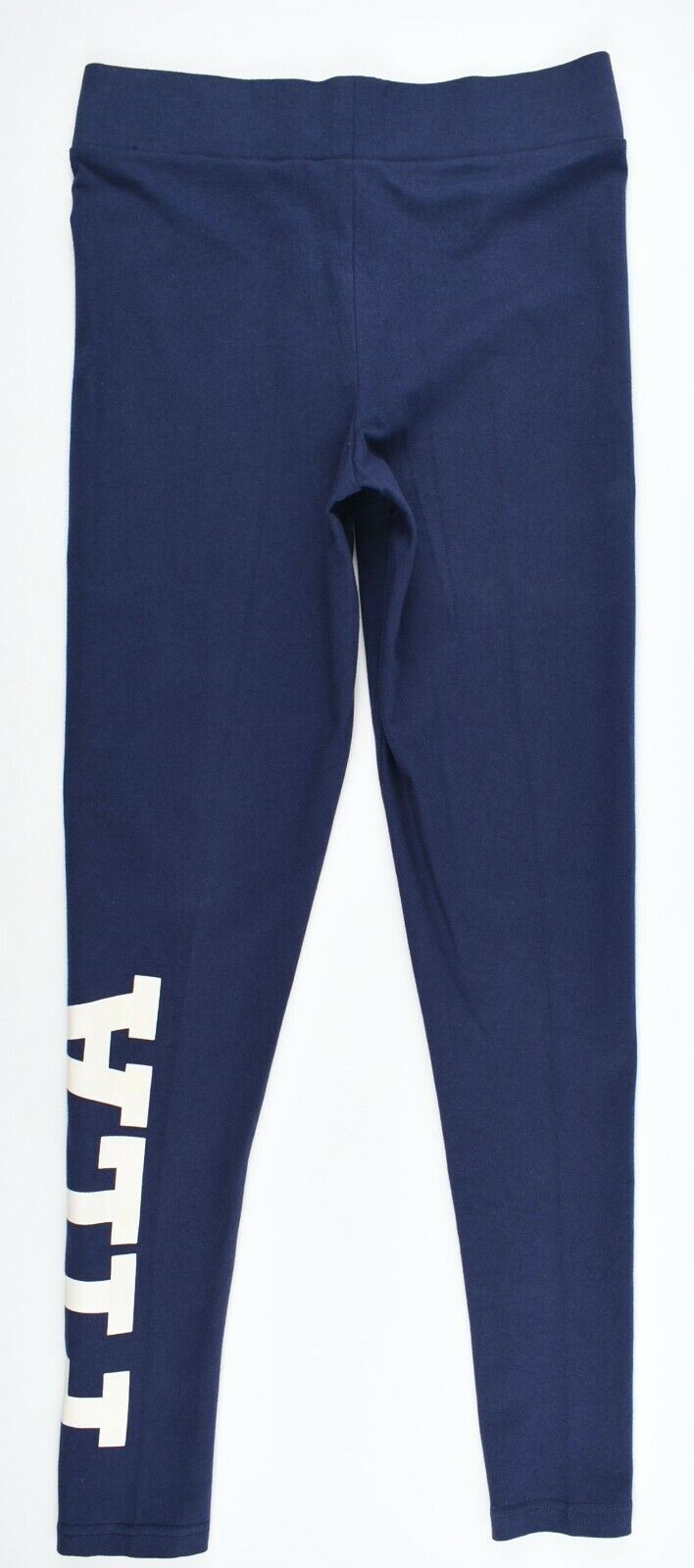 FILA Women's Navy Blue Cotton Leggings, Logo on the Leg, size XS