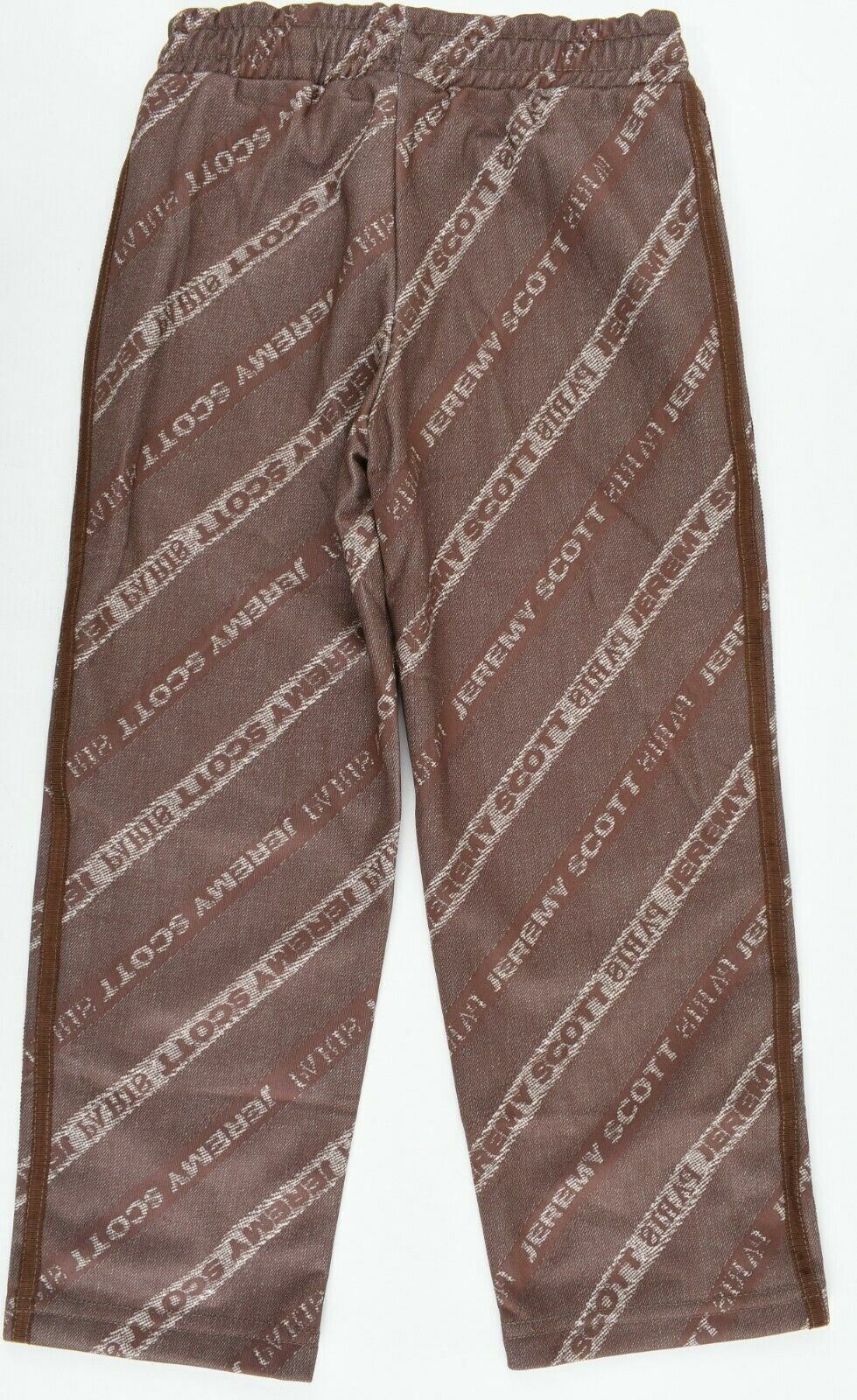JEREMY SCOTT x ADIDAS Boys' Kids' Logo Joggers, Brown, 3 years to 4 years