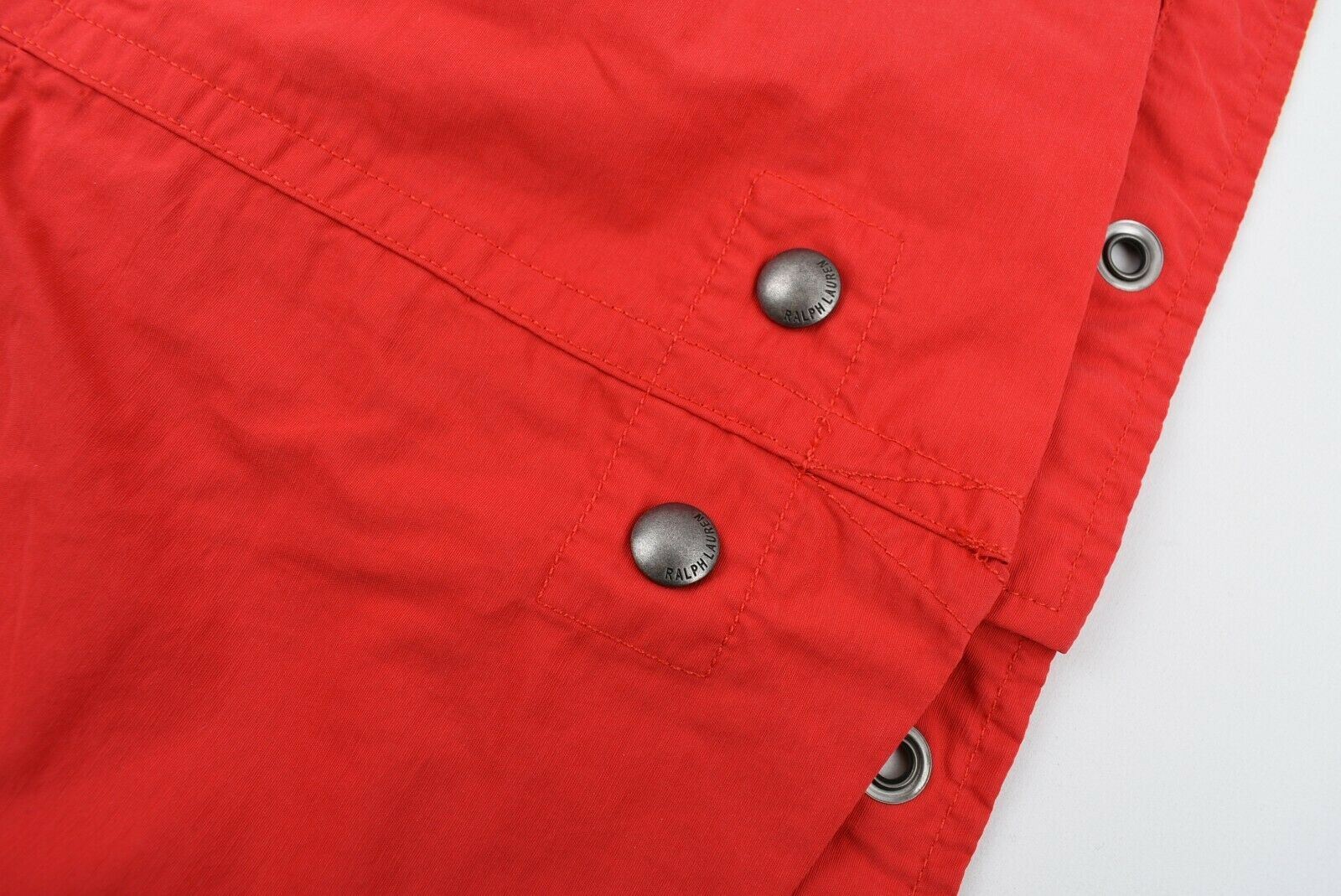 POLO RALPH LAUREN Girls' Kids' Hooded Windbreaker Jacket, Red, size 8 years