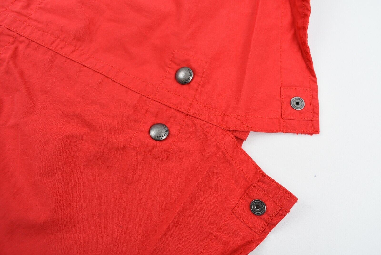 POLO RALPH LAUREN Girls' Kids' Hooded Windbreaker Jacket, Red, size 8 years