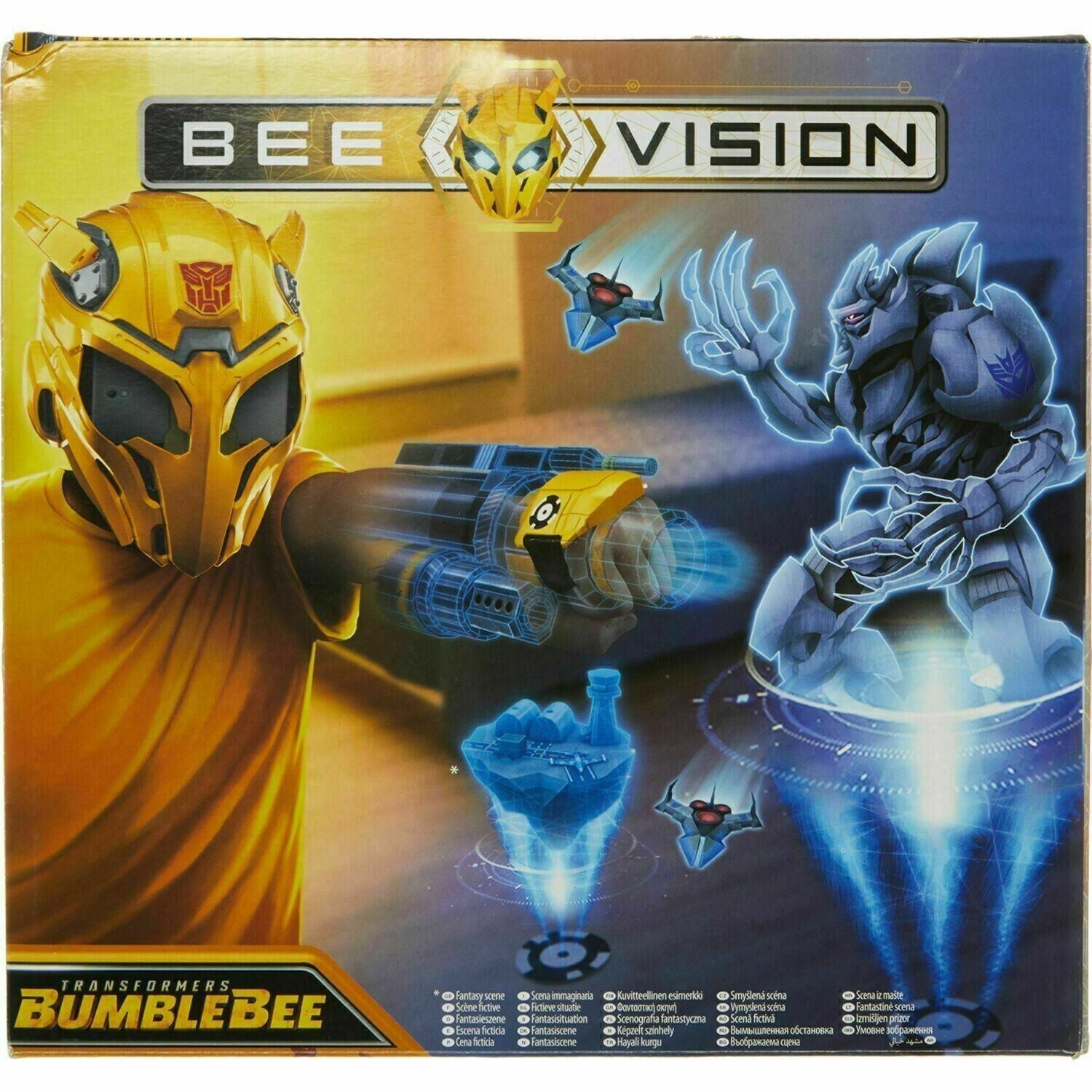 BEE VISION Transformers The Last Knight Bumblebee Voice Changer Mask