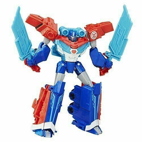 Transformers - Robots in Disguise Warrior Class Power Surge OPTIMUS PRIME Figure