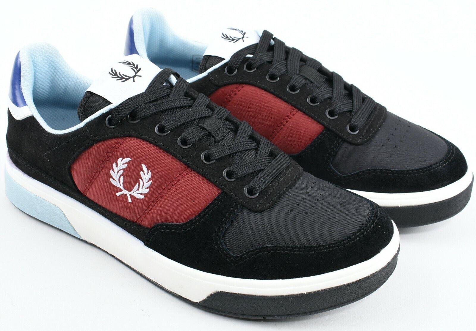 FRED PERRY Women's KICKSERVE 2 Sneakers Trainers, Black, size UK 4 / EU 37