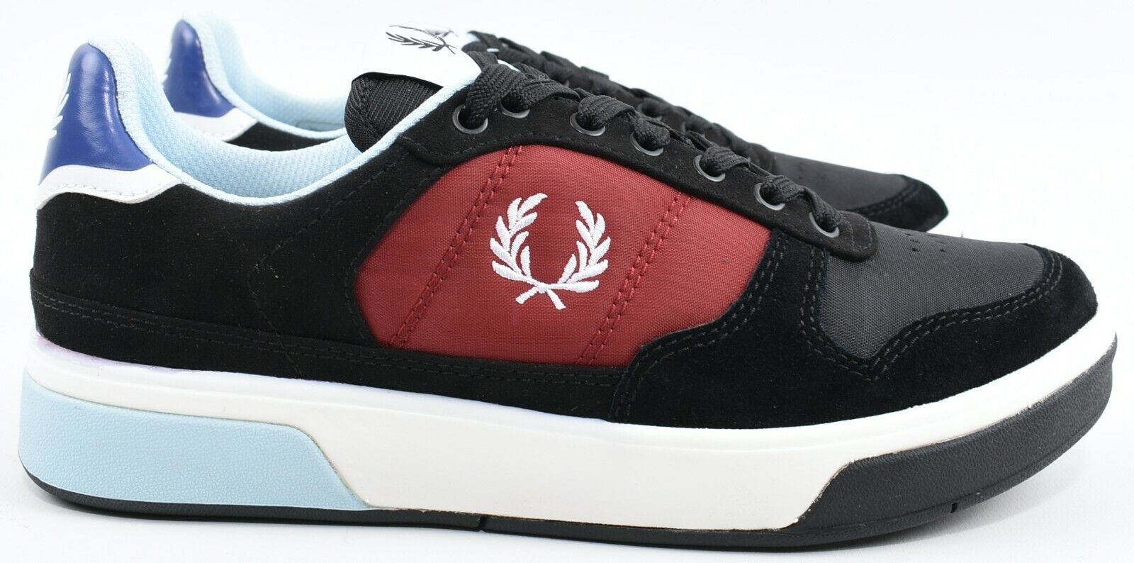 FRED PERRY Women's KICKSERVE 2 Sneakers Trainers, Black, size UK 4 / EU 37