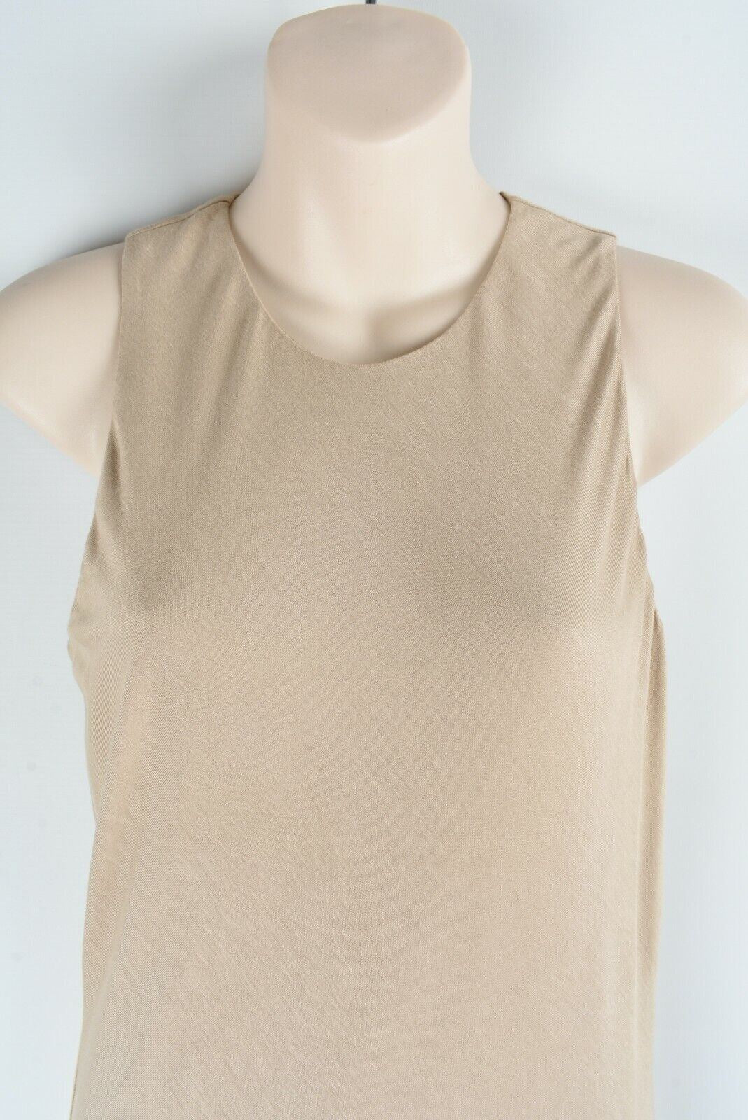 POLO RALPH LAUREN Sleeveless Maxi Dress, Sand Beige, size UK 10