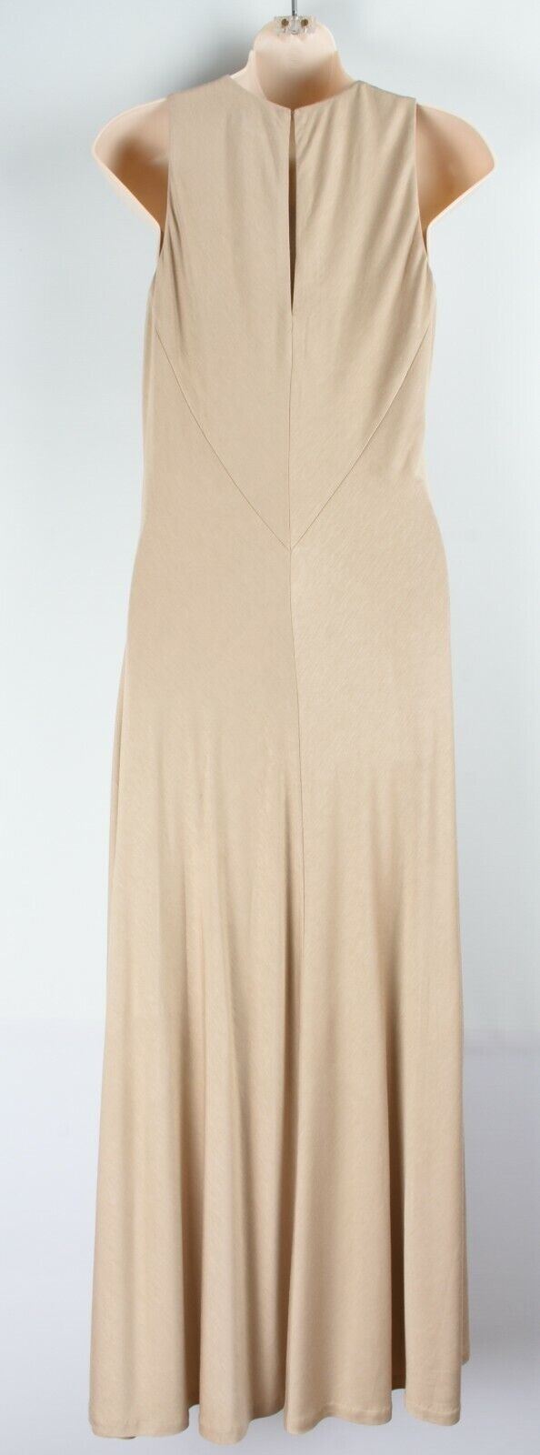 POLO RALPH LAUREN Sleeveless Maxi Dress, Sand Beige, size UK 10