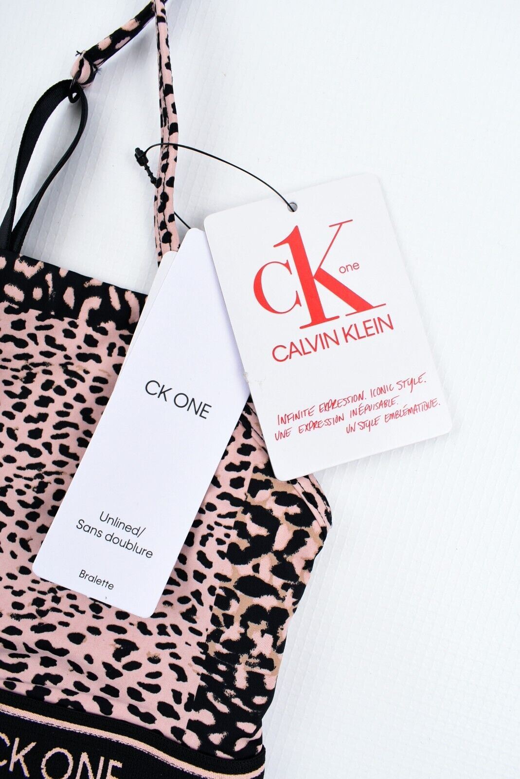 CALVIN KLEIN CK ONE Women's Micro Bralette, Multicoloured/Pattern size M (UK 12)