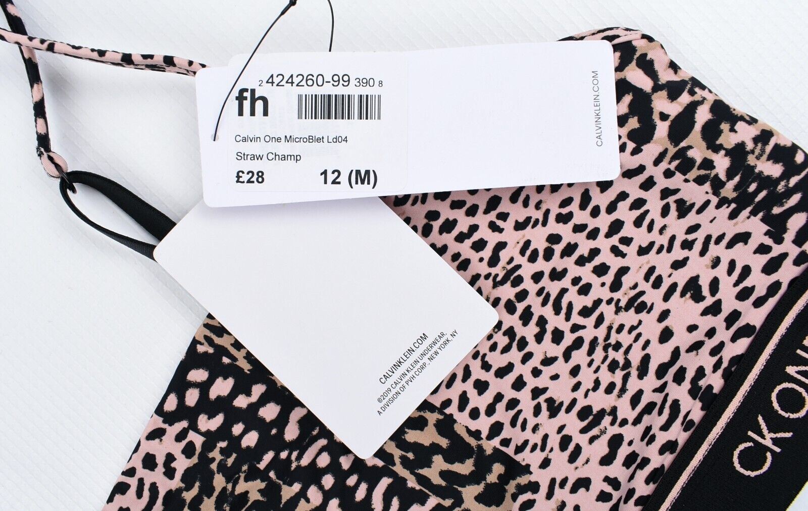 CALVIN KLEIN CK ONE Women's Micro Bralette, Multicoloured/Pattern size M (UK 12)