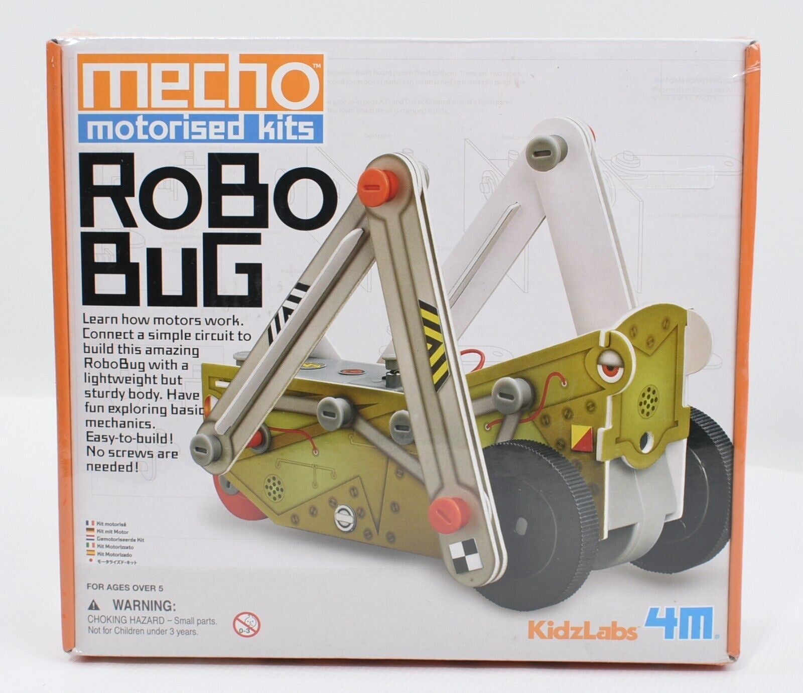 KidzLabs 4M Mecho Motorised Kits - RoboBug