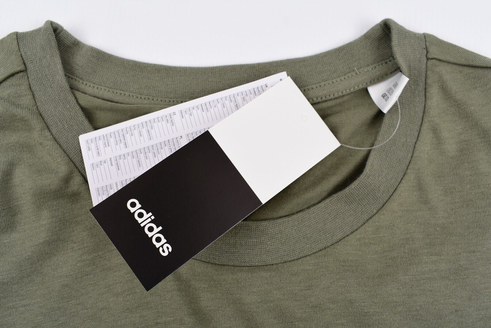 ADIDAS Women's Crew Neck Boyfriend T-shirt, Tee, Legacy Green, size XS (UK 4-6)