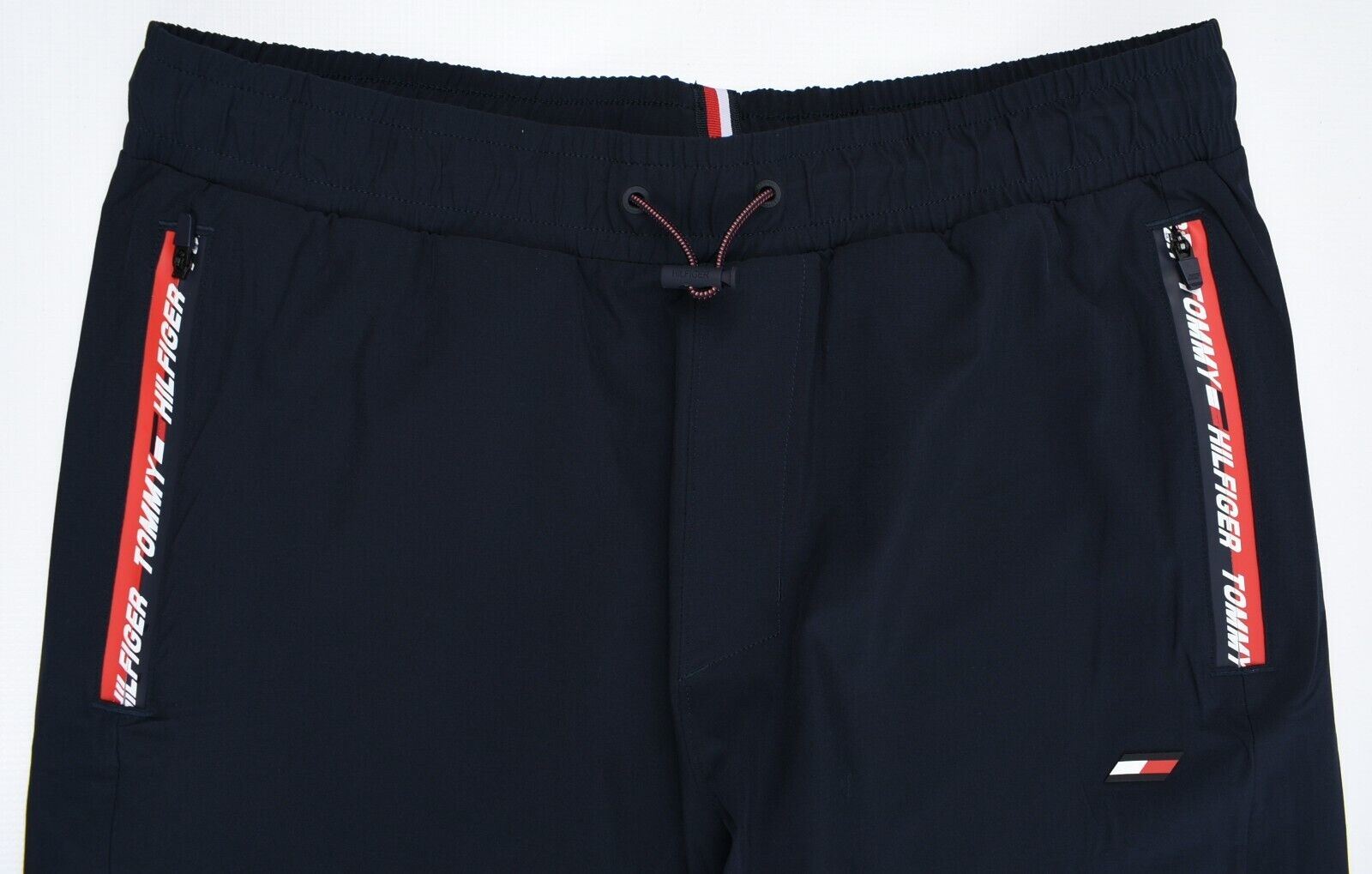 TOMMY HILFIGER Mens Training Joggers, Workout Pants, Desert Sky Blue size Medium