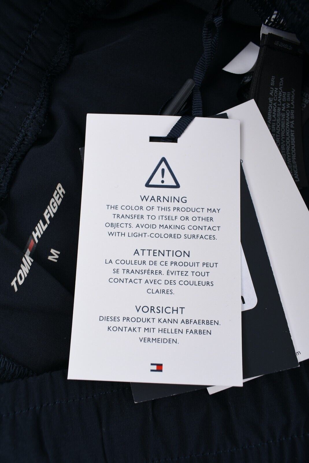 TOMMY HILFIGER Mens Training Joggers, Workout Pants, Desert Sky Blue size Medium