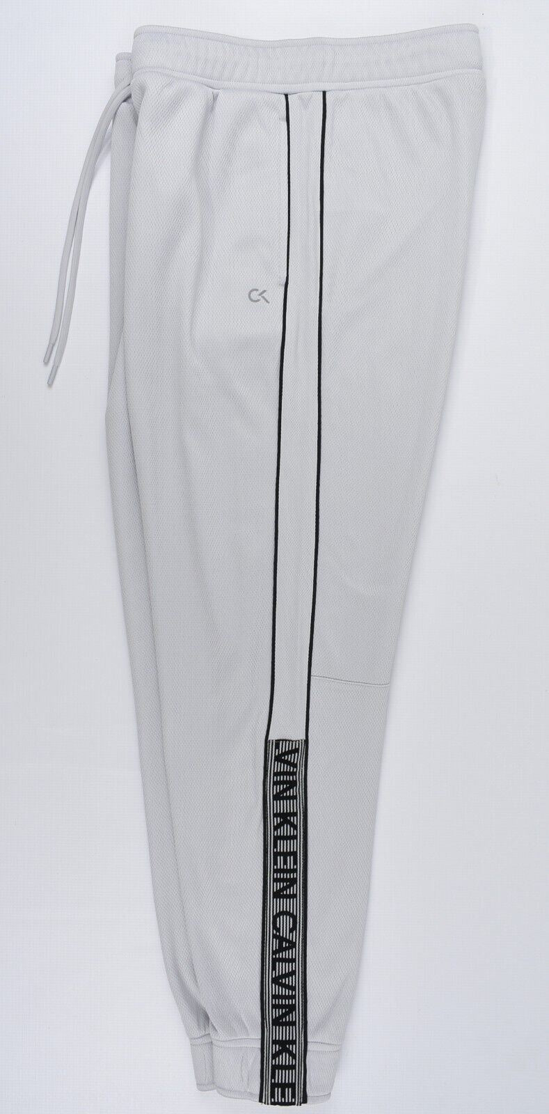 CALVIN KLEIN Performance: Men's Icon Tape Joggers, Stone Grey, size S