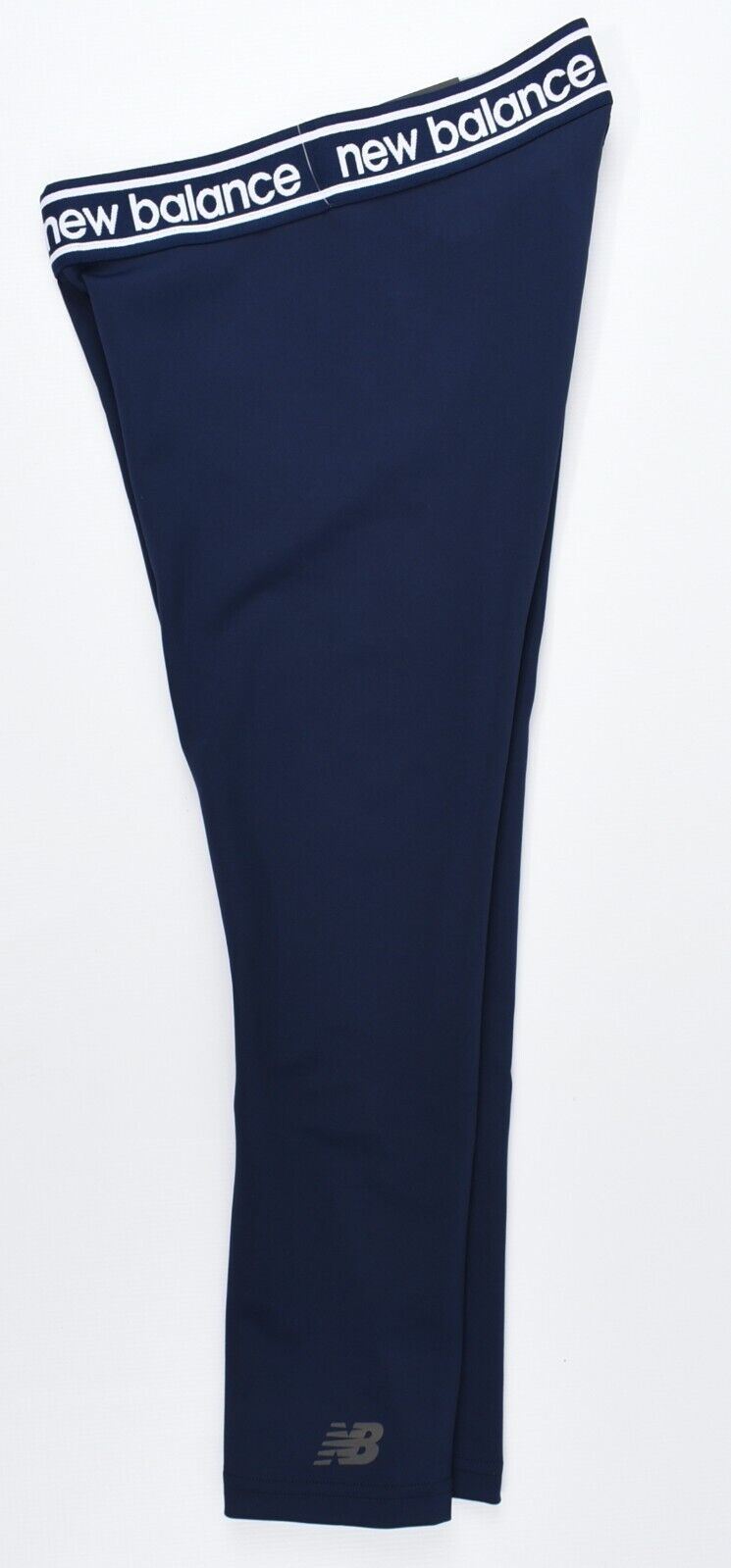 NEW BALANCE Women's Core Run Capri Leggings, Mid Rise, Navy Blue, size S (UK 10)