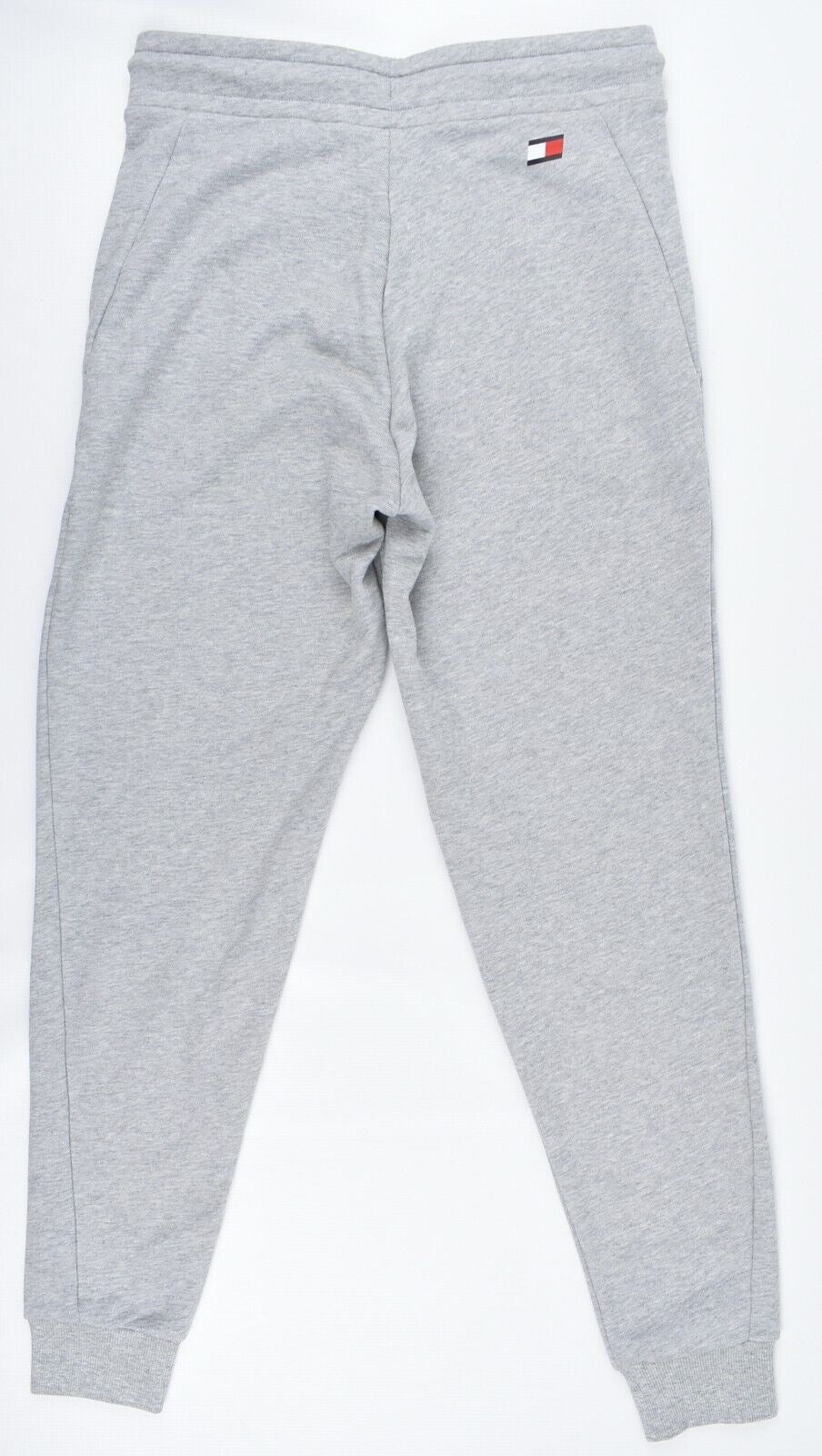 TOMMY HILFIGER - TOMMY SPORT Women's Cuffed Joggers, Grey Heather, size L UK 14