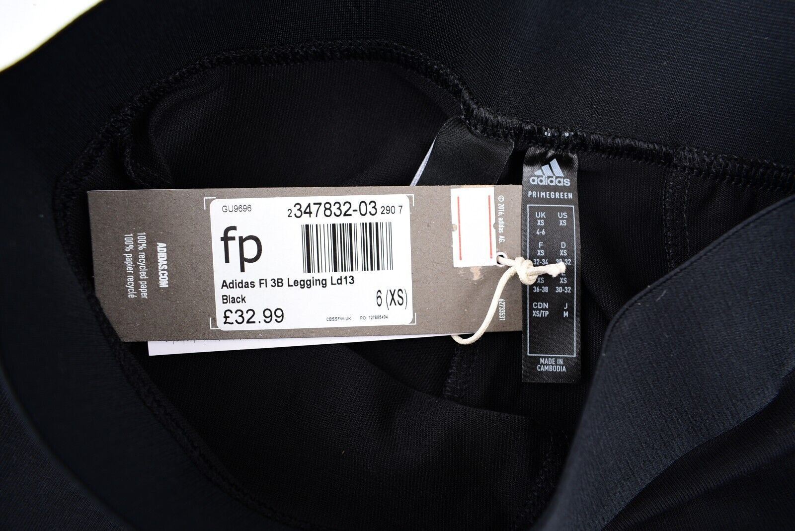 ADIDAS Sportswear Women's Future Icons Leggings, Black, size XS (UK 4-6)