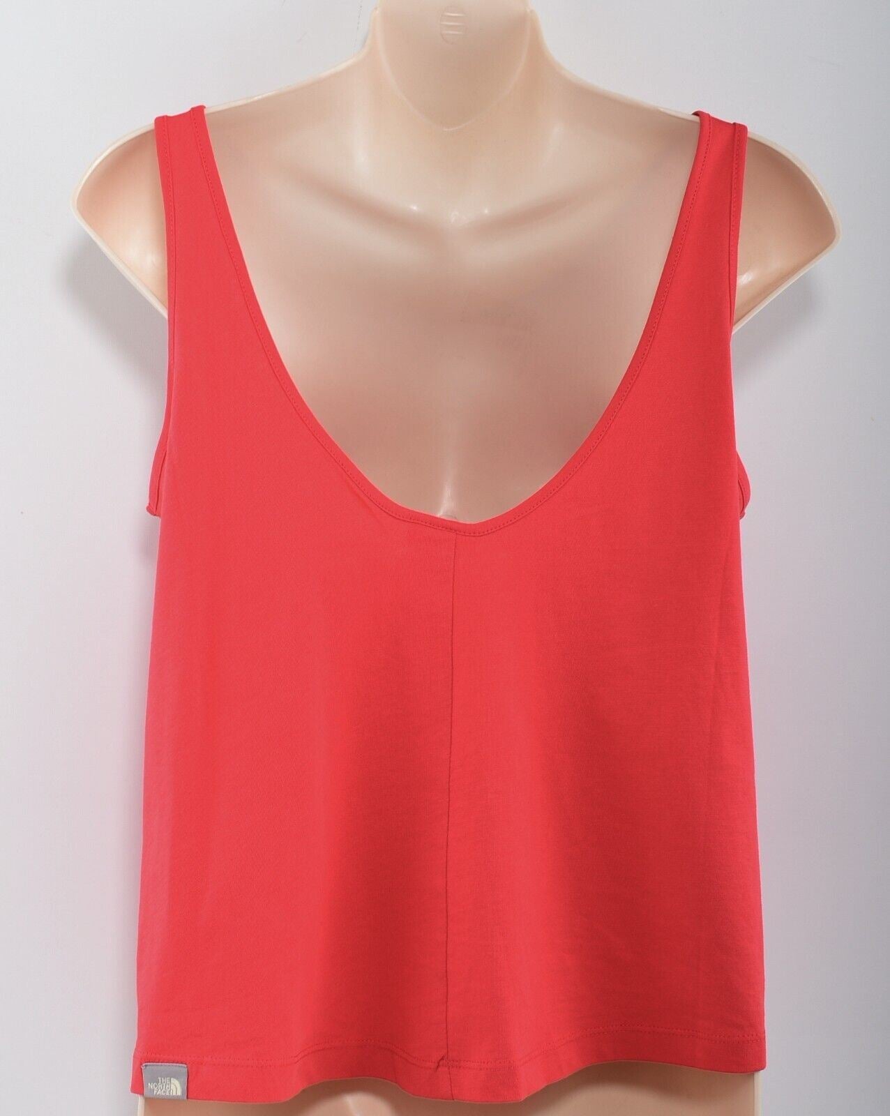 THE NORTH FACE Women's EASY TANK Sleeveless Tank Top, Horizon Red size S (UK 10)