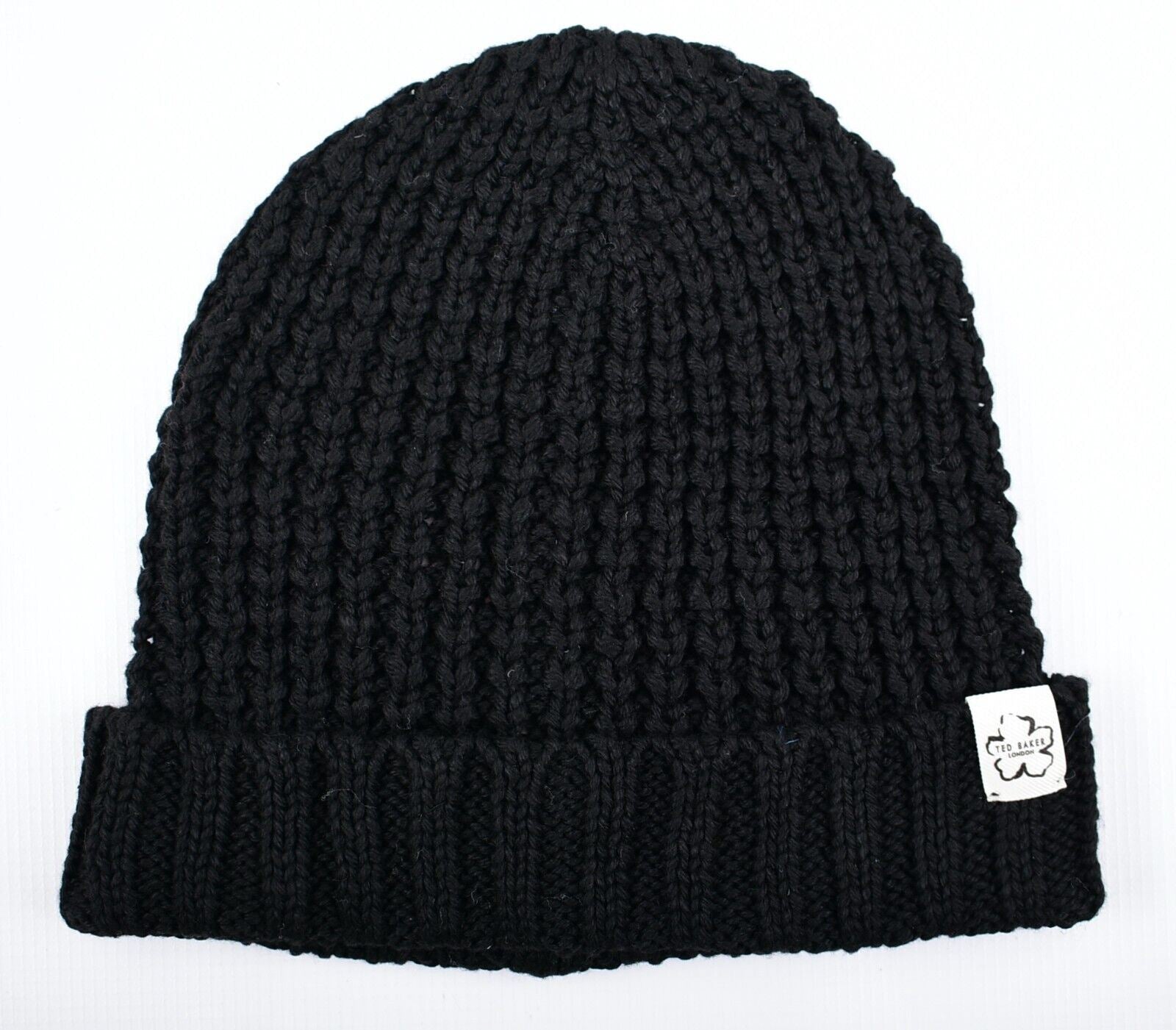 TED BAKER Women's Knitted Beanie Hat, Black