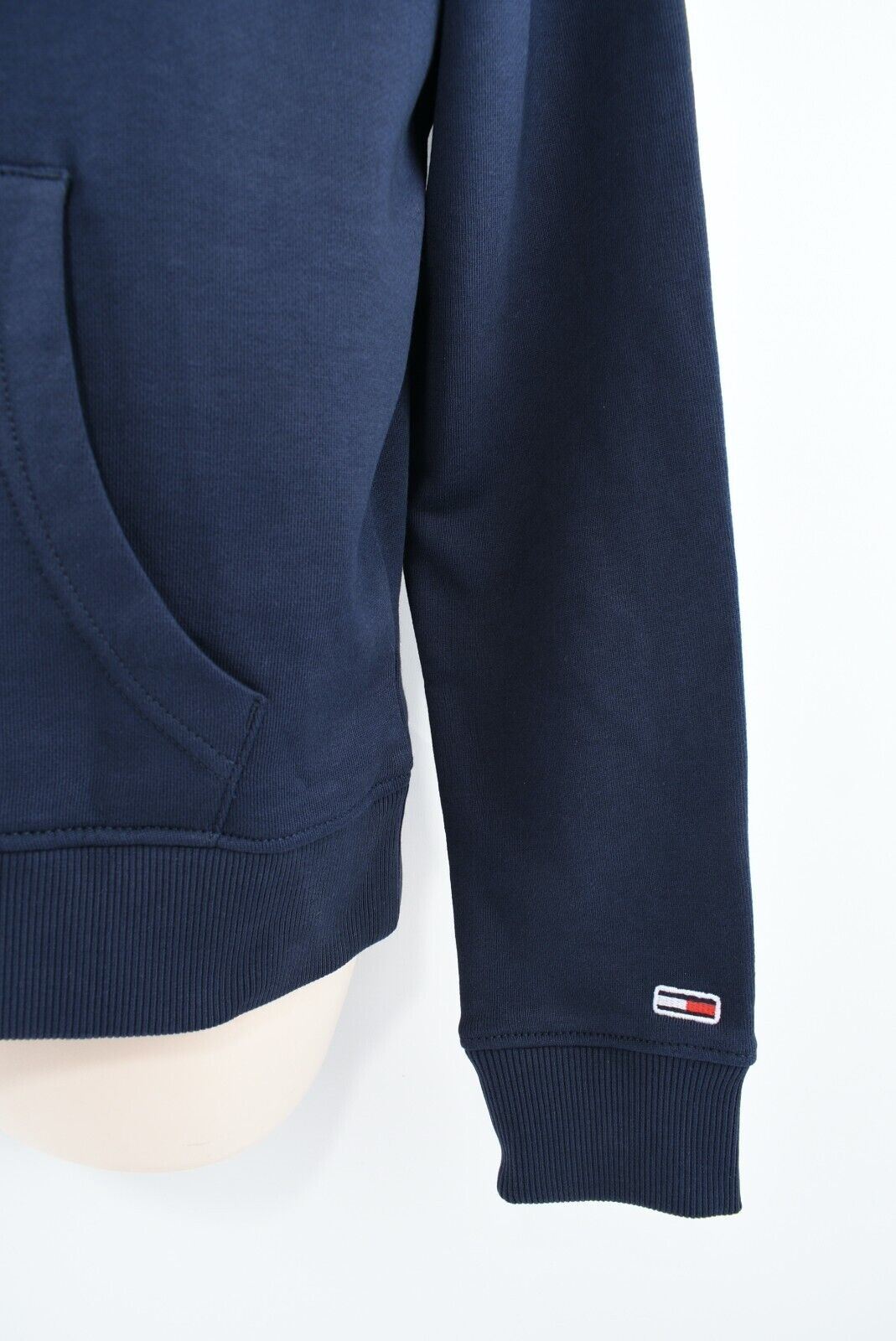 TOMMY HILFIGER Women's Logo Hoodie, Hooded Sweatshirt, Twilight Navy Blue size S