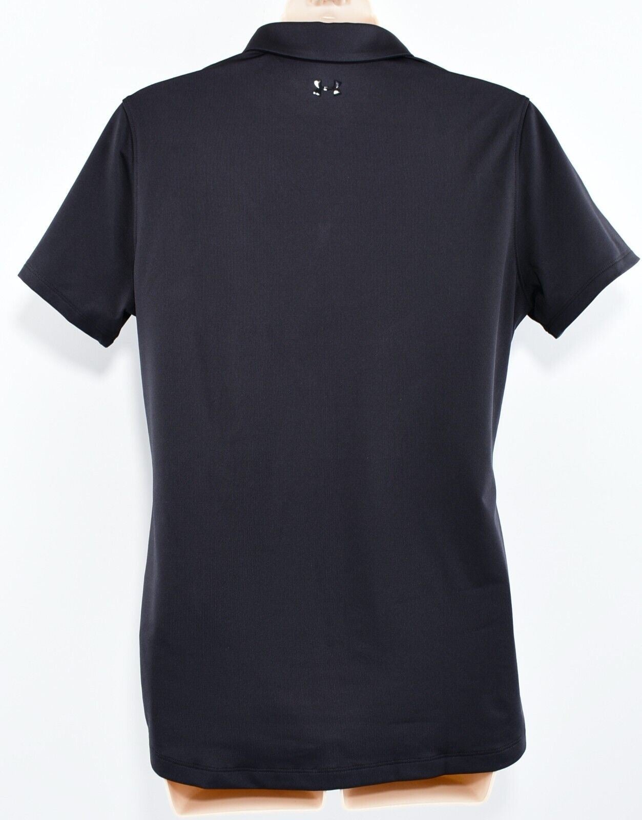 UNDER ARMOUR Women's ZINGER Polo Shirt, Fitted Style, Black, size L (UK 14)