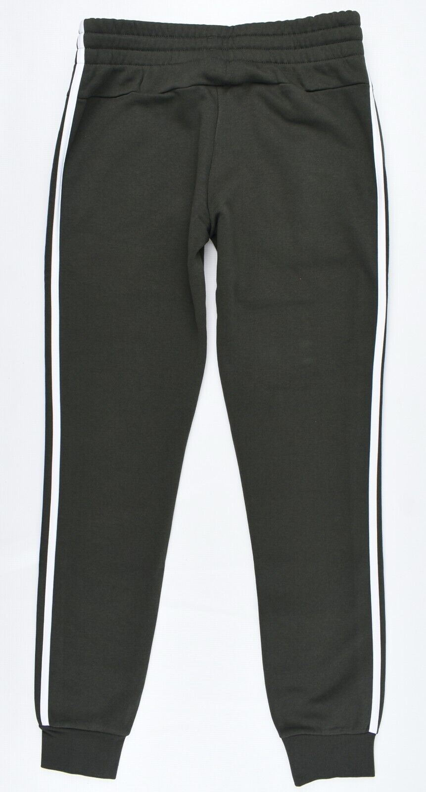 ADIDAS Women's 3 Stripes Cuffed Joggers, Legend Earth (Green), size S  UK 8-10