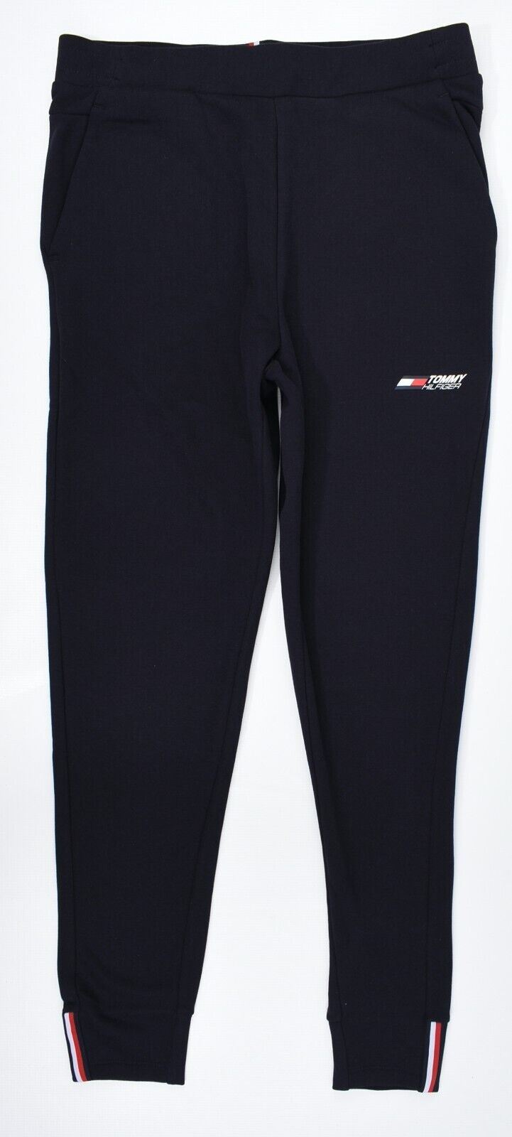 TOMMY HILFIGER Men's Tapered Leg Joggers Pants, Desert Sky (Blue), size M