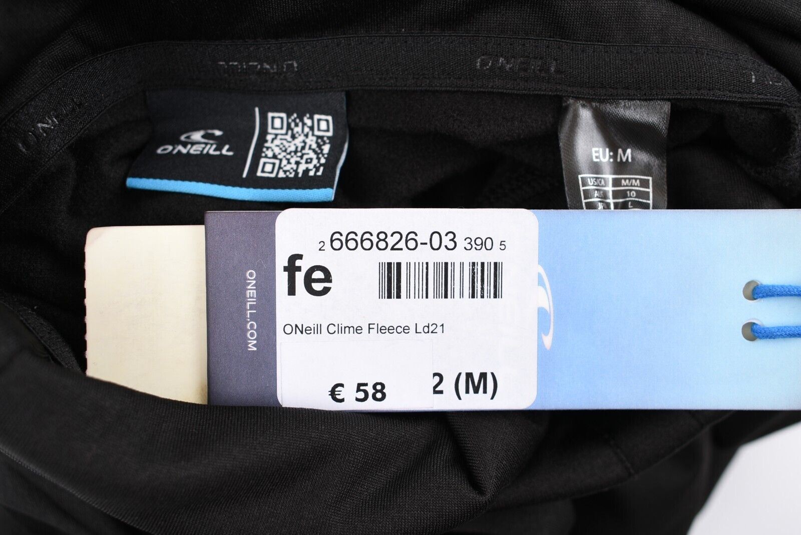 O'NEILL Women's CLIME FLEECE Ski Rollneck Long Sleeve Top, Black, size M / UK 12