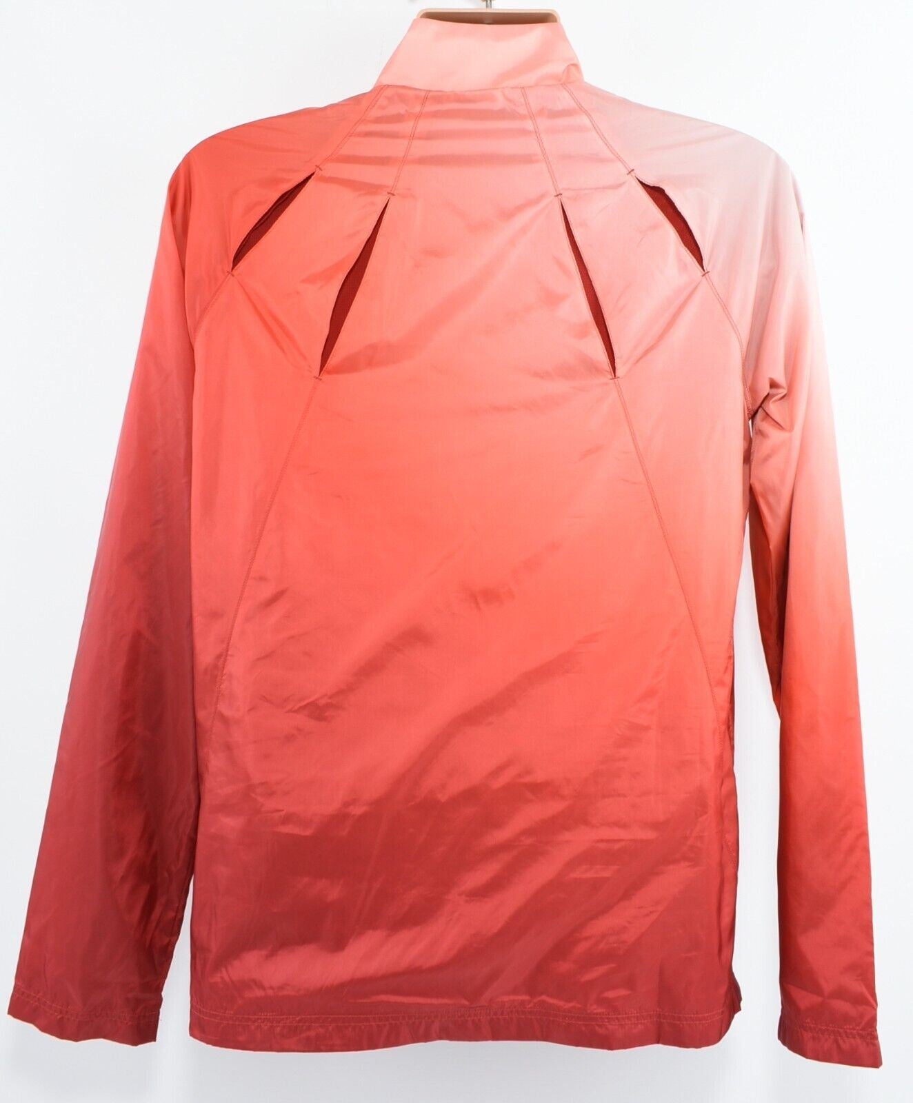 COTTWEILER x REEBOK Men's 1/2 Zip Lightweight Anorak Jacket, Red, size SMALL