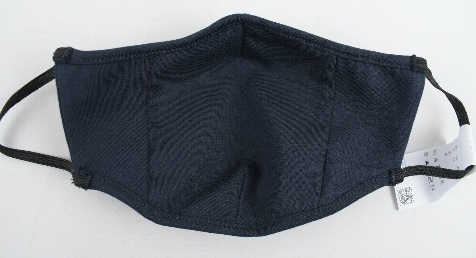 HUGO BOSS Reusable Fabric Face Mask, Black/White, Unisex - size M