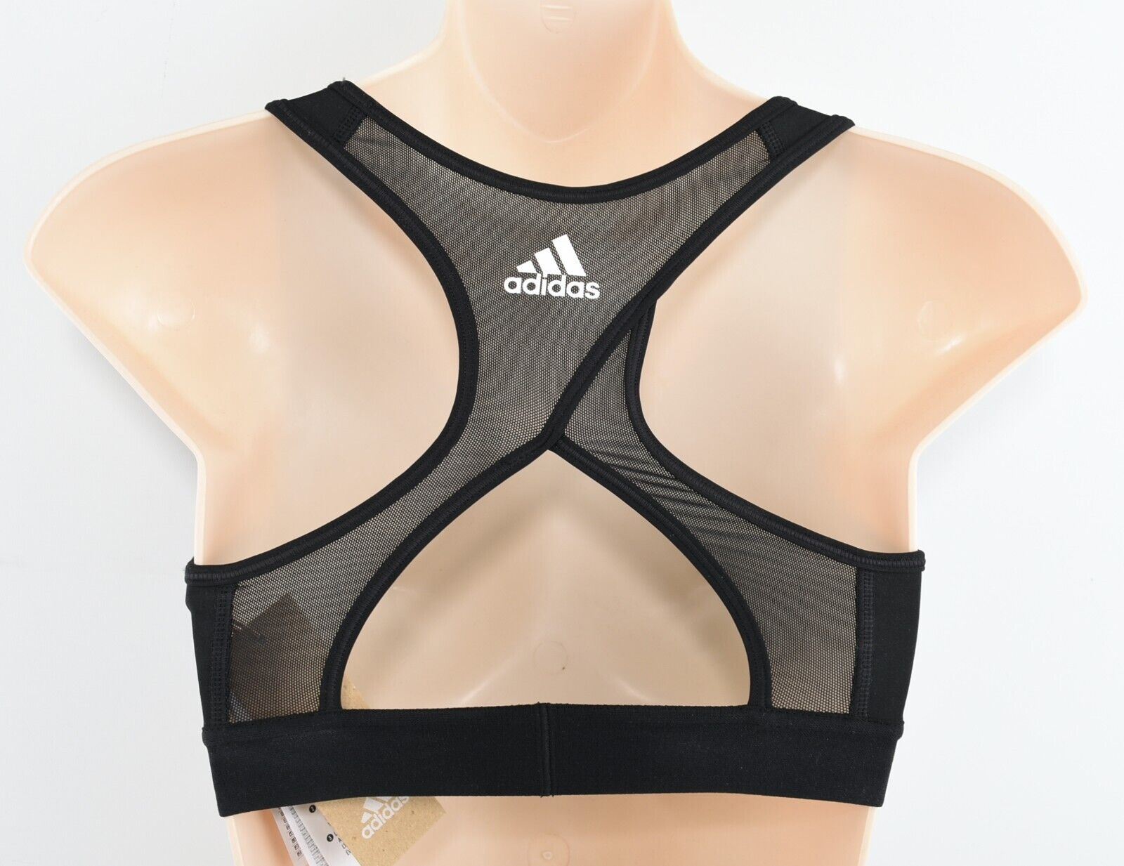 ADIDAS Women's DON'T REST 3-Stripes Sports Bra, Black, size XS (UK 4-6)