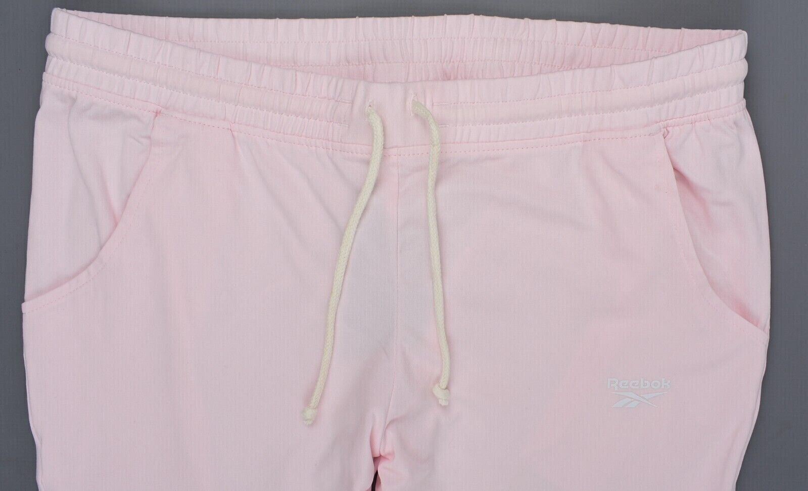 REEBOK Women's Essential Joggers / Lounging Pants, Light Pink, size L (16-18)